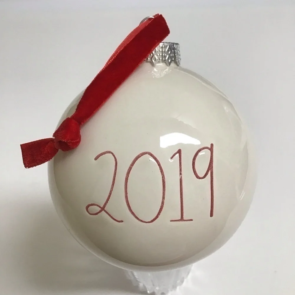 Rae Dunn Christmas Tree Ornament 2019 Artisan Collection by Magenta Big Ceramic